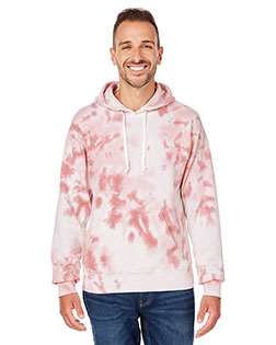 J America 8861JA Adult Tie-Dye Pullover Hooded Sweatshirt at GotApparel