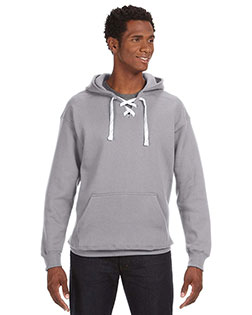 J America J8830 Men Sport Lace Hood Sweatshirt at GotApparel