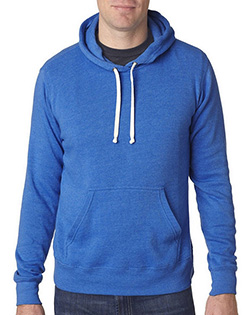 J America J8871 Adult Tri-Blend Hooded Fleece at GotApparel