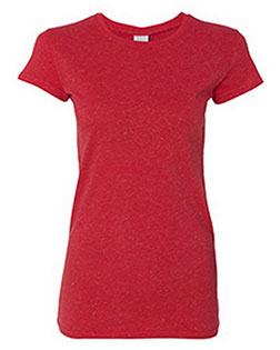 J America JA8138 Women Glitter T-Shirt at GotApparel