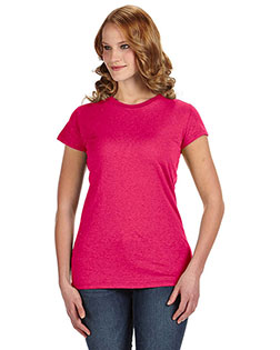 J America JA8138 Women Glitter T-Shirt at GotApparel