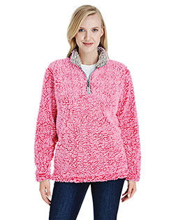 J America JA8451 Women Epic Sherpa Quarter-Zip at GotApparel