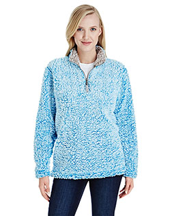 J America JA8451 Women Epic Sherpa Quarter-Zip at GotApparel