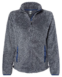 J America JA8463  Ladies' Boundary Shag Full Zip at GotApparel