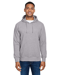 J America JA8706 Men Ripple Fleece Pulllover Hooded Sweatshirt at GotApparel