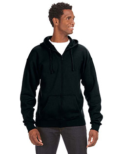 J America JA8821 Men Premium Full-Zip Fleece Hood at GotApparel