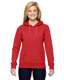 J America JA8860 Women Glitter French Terry Hood at GotApparel