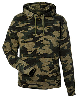 J America JA8879 Unisex Gaiter Pullover Hooded Sweatshirt at GotApparel