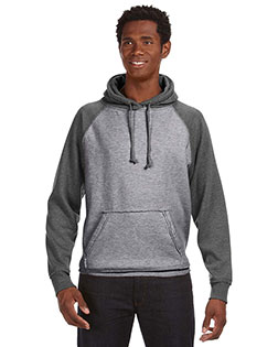 J America JA8885 Men Vintage Heather Pullover Hood at GotApparel