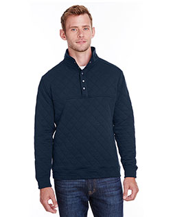 J America JA8890 Men Quilted Snap Pullover at GotApparel