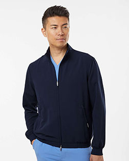Jaanuu M60001 Men's Wolfe Everyday Full-Zip 6-Pocket Scrub Jacket at GotApparel