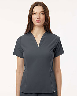 Jaanuu W10003 Women's Calix Fit & Flare Scrub V-Neck Top at GotApparel