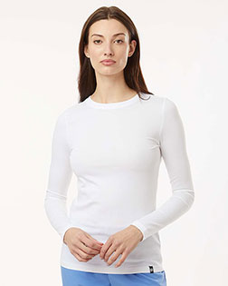 Jaanuu W30002U Women's RegenX Cotton Underscrub Long Sleeve T-Shirt at GotApparel