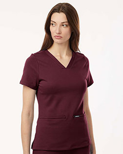 Jaanuu W30003 Women's Cesi Ultrasoft Scrub V-Neck Top at GotApparel