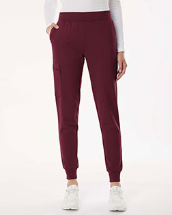 Jaanuu W40001P Women's Petite Sizes Rubi Ultrasoft Scrub Joggers at GotApparel