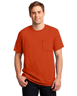 Jerzees 29MP Men's Dri-Power 50/50 Cotton/Poly Pocket T-Shirt at GotApparel