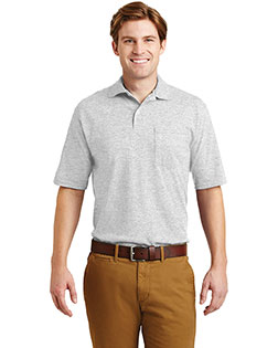JERZEES<sup>®</sup> -SpotShield<sup>™</sup> 5.4-Ounce Jersey Knit Sport Shirt with Pocket. 436MP at GotApparel