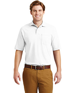 JERZEES<sup>&#174;</sup> -SpotShield<sup>&#153;</sup> 5.4-Ounce Jersey Knit Sport Shirt with Pocket. 436MP at GotApparel