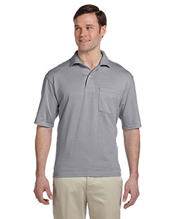 Jerzees 436P Men 50/50 Jersey Pocket Polo With Spotshield at GotApparel