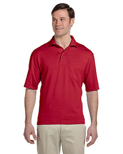 Jerzees 436P Men 50/50 Jersey Pocket Polo With Spotshield at GotApparel