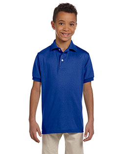 Jerzees 437Y Boys 50/50 Jersey Polo With Spotshield at GotApparel