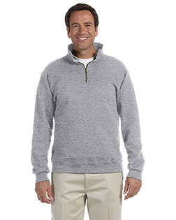 Jerzees 4528 Men 9.5 Oz. 50/50 Super Sweats Nublend Fleece Quarter-Zip Pullover at GotApparel