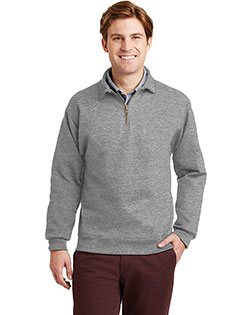 Jerzees® 4528M Super Sweats NuBlend 1/4-Zip Sweatshirt with Cadet Collar at GotApparel