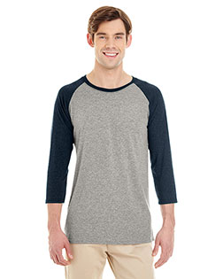 Jerzees 601RR Men 4.5 Oz. Tri-Blend Baseball Raglan at GotApparel