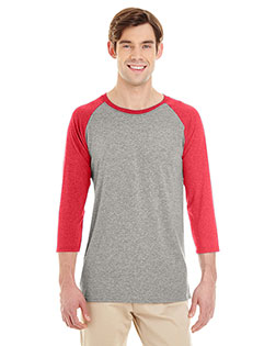 Jerzees 601RR Men 4.5 Oz. Tri-Blend Baseball Raglan at GotApparel