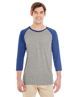 Jerzees 601RR Men 4.5 Oz. Tri-Blend Baseball Raglan at GotApparel