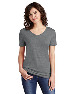 Jerzees 88WV Women Snow Heather Jersey V-Neck T-Shirt at GotApparel