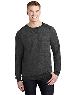 JERZEES<sup> &#174;</sup> Snow Heather French Terry Raglan Crew 91M at GotApparel