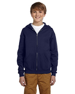 Jerzees 993B Boys 50/50 Nublend Fleece Full-Zip Hoodie at GotApparel