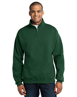 Jerzees 995M Men 8 Oz. 50/50 Nublend Quarter-Zip Cadet Collar Sweatshirt at GotApparel