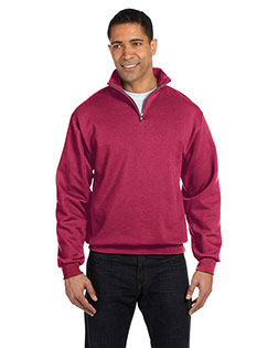 Jerzees 995M Men 8 Oz. 50/50 Nublend Quarter-Zip Cadet Collar Sweatshirt at GotApparel
