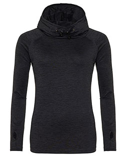 Just Hoods By AWDis JCA038  Ladies' Cool Cowl-Neck Long-Sleeve T-Shirt at GotApparel