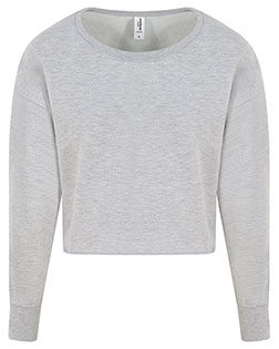 Just Hoods By AWDis JHA035  Ladies' Cropped Pullover Sweatshirt at GotApparel