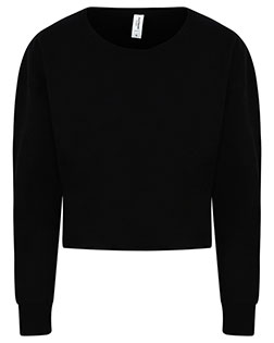 Just Hoods By AWDis JHA035  Ladies' Cropped Pullover Sweatshirt at GotApparel