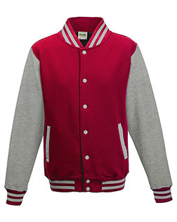 Just Hoods By AWDis JHA043 Men Heavyweight Letterman Jacket at GotApparel