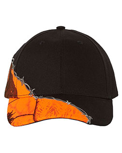 Kati LC4BW Unisex Licensed Camo Cap with Barbed Wire Embroidery at GotApparel