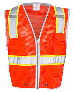 Ml Kishigo 1510-1511 Men Brilliant Series Heavy Duty Class 2 Vest at GotApparel
