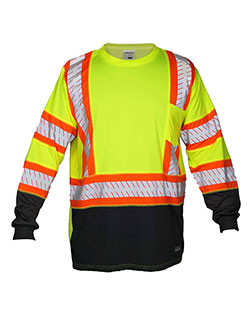 Kishigo 9181 Unisex DOT Class 3 Long Sleeve T-Shirt at GotApparel