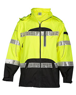 Kishigo RWJ106-107 Men Premium Black Series® Rainwear Jacket at GotApparel