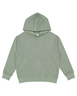 LAT 2296 Boys Youth Pullover Fleece Hoodie at GotApparel