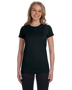 Lat 3616 Women Ringspun Longer Length T-Shirt at GotApparel