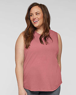 LAT 3892LA Ladies' Curvy Relaxed Tank at GotApparel
