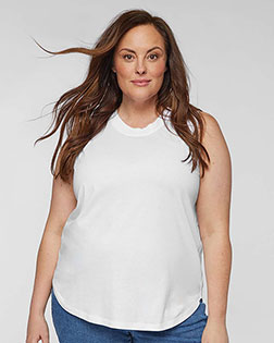 LAT 3892LA Ladies' Curvy Relaxed Tank at GotApparel