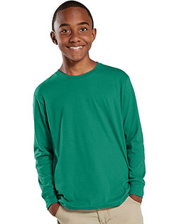 LAT 6201 Boys Youth Fine Jersey Long-Sleeve T-Shirt at GotApparel