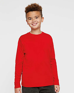 LAT 6201 Boys Youth Fine Jersey Long-Sleeve T-Shirt at GotApparel