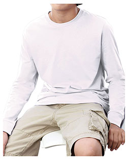 LAT 6201 Boys Youth Fine Jersey Long-Sleeve T-Shirt at GotApparel